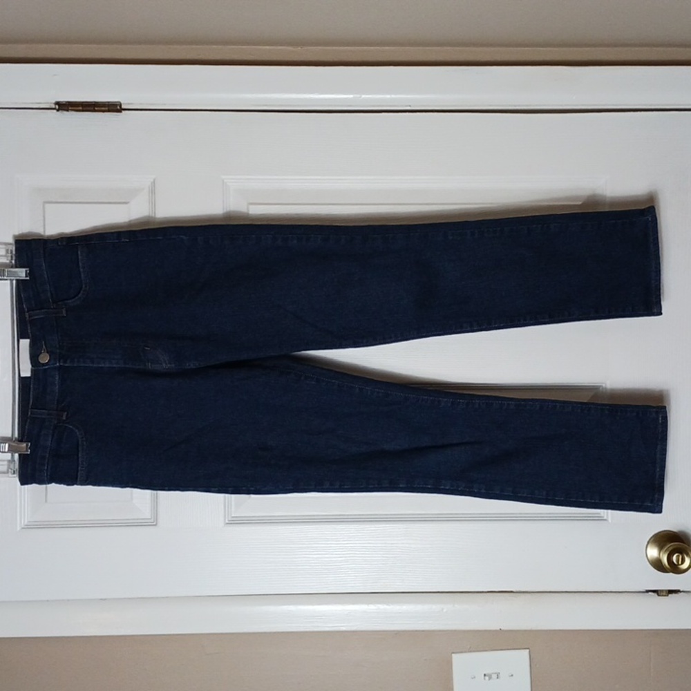 Casasola Designer Luxury Chic Dark Blue Denim Jeans Brazil Paulistana 5A Size 4